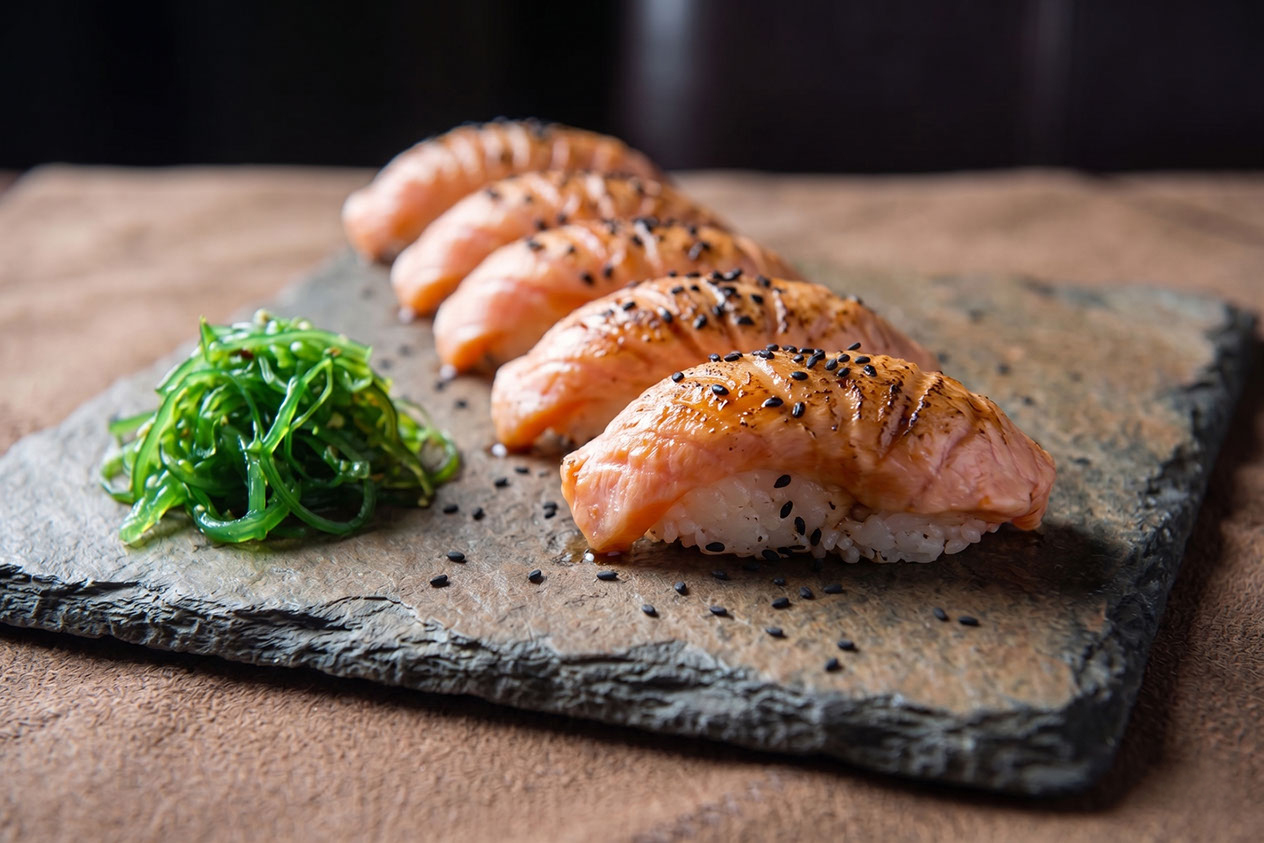 Flambert laks nigiri